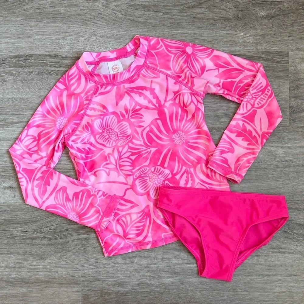 Wonder Nation girls tropical print bikini